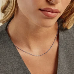 Collier Muguette Argent Blanc
