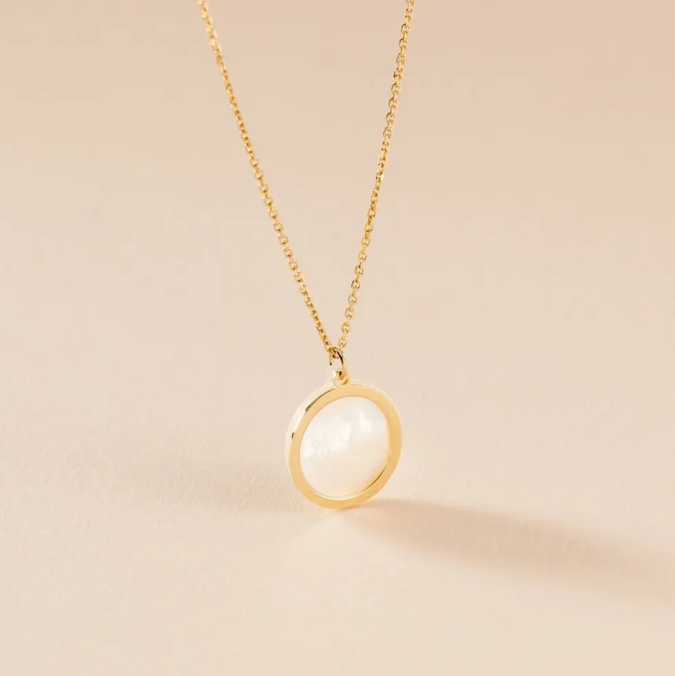Collier Naïade Or Jaune Nacre