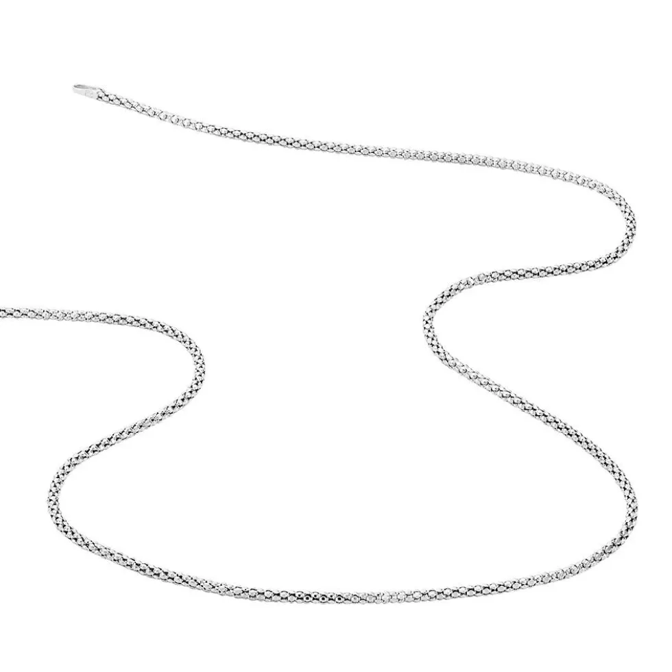 Collier Nahila Argent Blanc