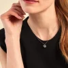 Collier Najatte Argent Blanc