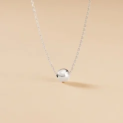 Collier Nassiera Argent Blanc