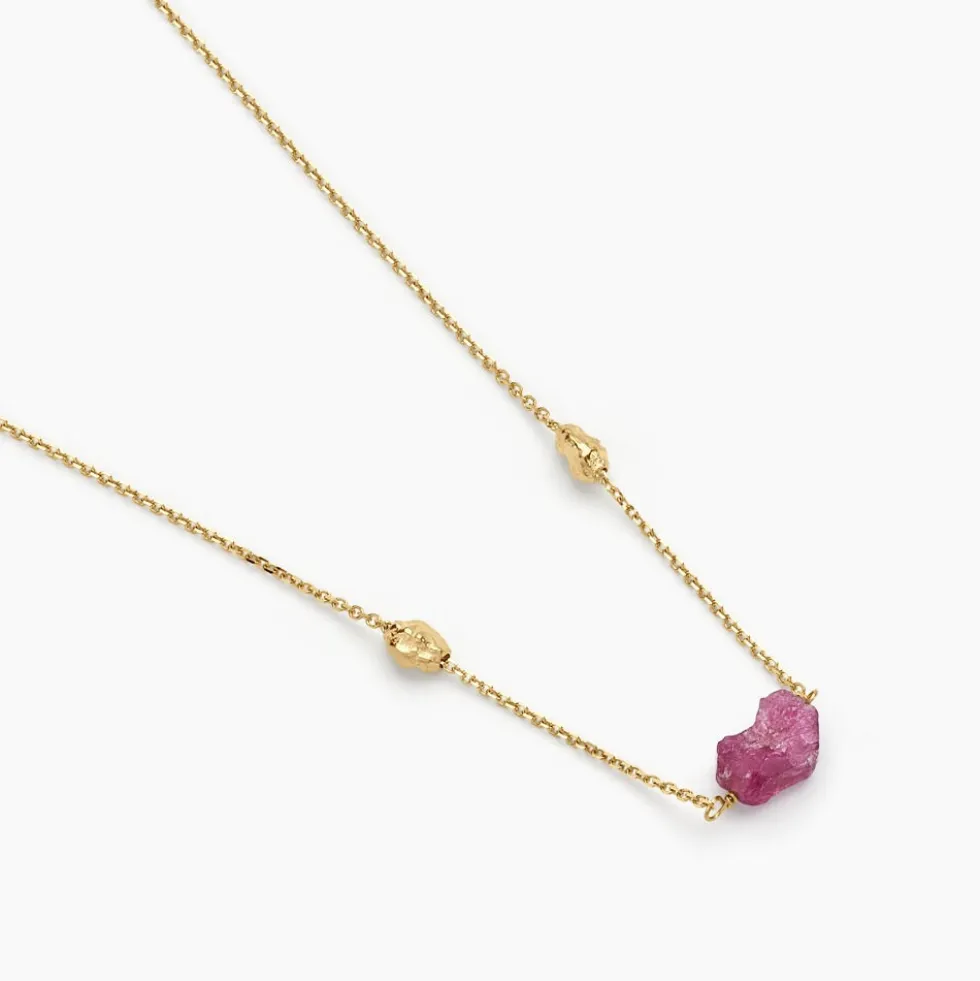 Collier Natille Or Jaune Tourmaline