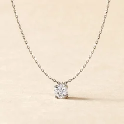 Collier Nazha Or Blanc Oxyde De Zirconium