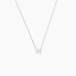 Collier Naziha Or Blanc Oxyde De Zirconium