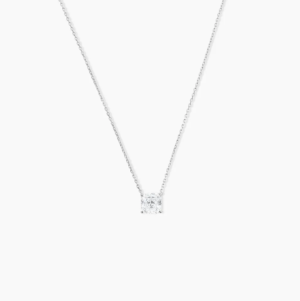 Collier Naziha Or Blanc Oxyde De Zirconium