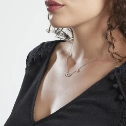 Collier Nella Argent Blanc Oxyde De Zirconium