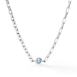 Collier Nexus Argent Blanc Oxyde De Zirconium