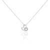 Collier Niagale Or Blanc Diamant