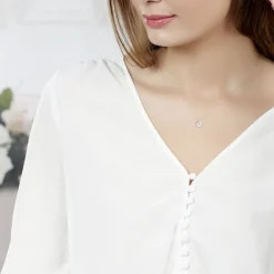 Collier Niagale Or Blanc Diamant