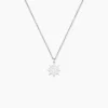 Collier Noe Argent Blanc