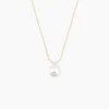 Collier Norah Or Jaune Perle De Culture Et Oxyde De Zirconium
