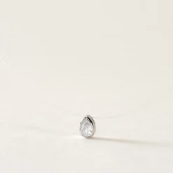 Collier Nylon Argent Blanc Oxyde