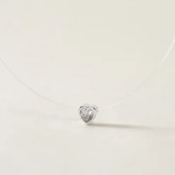 Collier Nylon Argent Blanc Oxyde