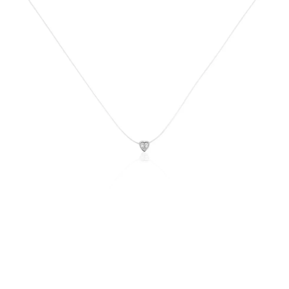 Collier Nylon Argent Blanc Oxyde