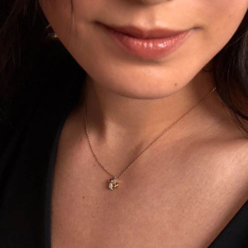 Collier Nyree Or Jaune Diamant