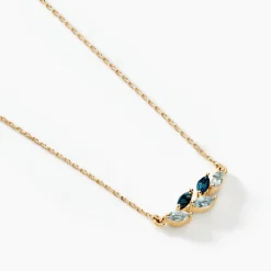 Collier Océan Or Jaune Topaze
