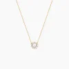 Collier Octavie Or Jaune Perle De Culture Oxyde De Zirconium