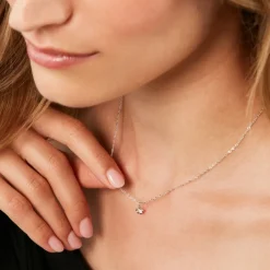 Collier Olyss Argent Blanc