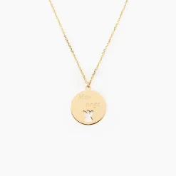 Collier Omelia Message Or Jaune