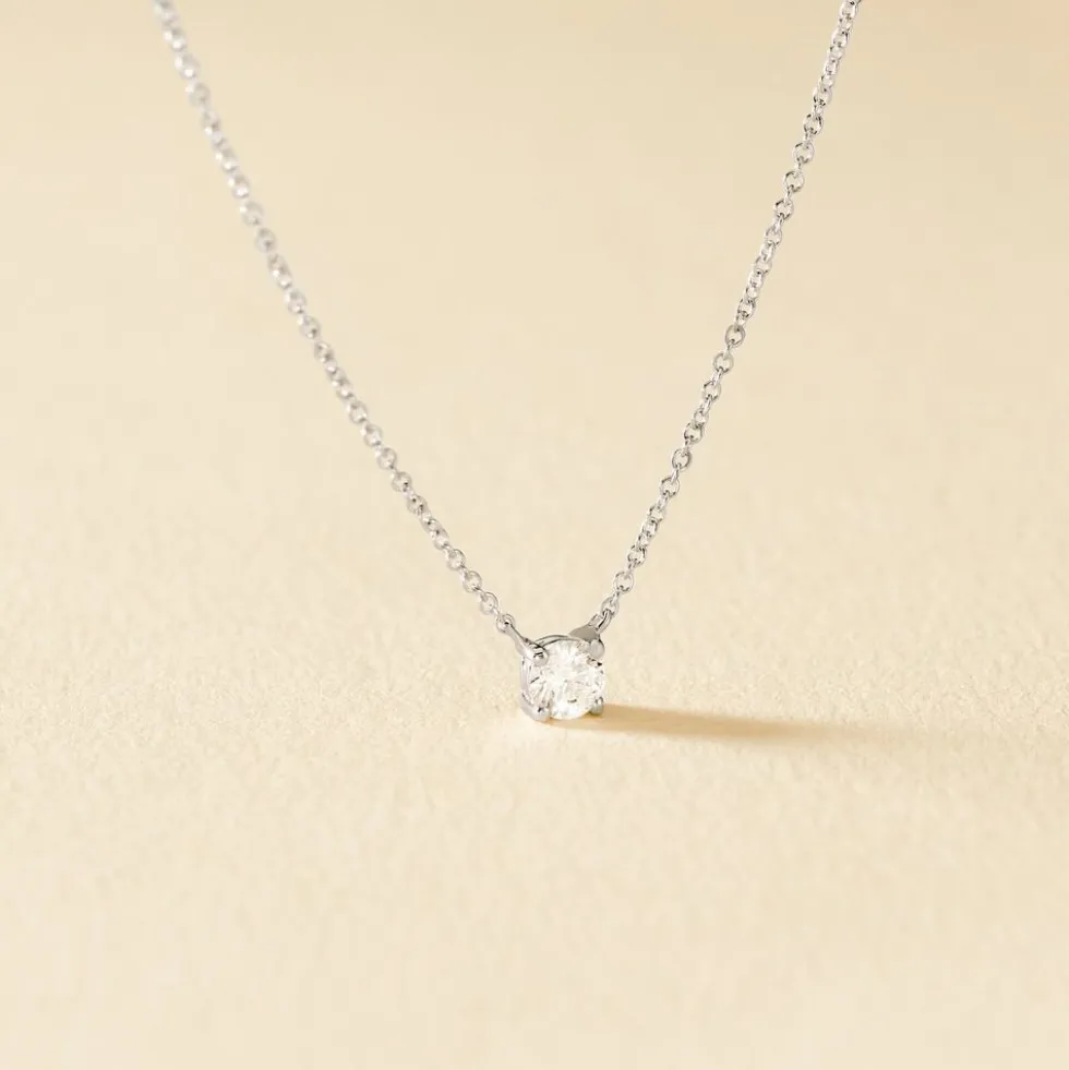 Collier One Or Blanc Diamant