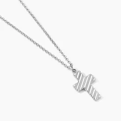 Collier Orace Argent Blanc