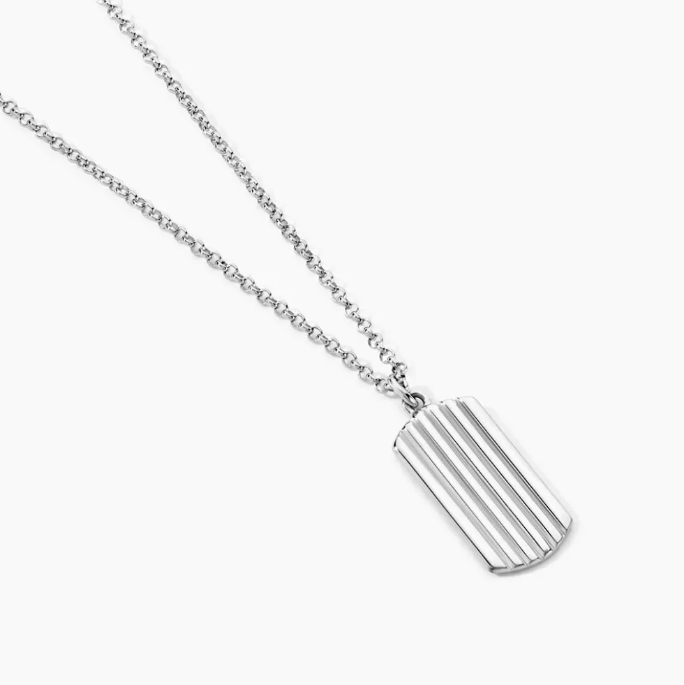 Collier Orace Argent Blanc