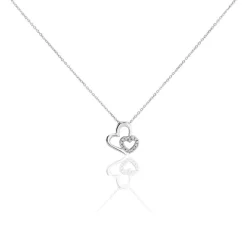 Collier Or Blanc Diamant