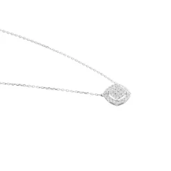Collier Or Blanc Naveen Diamants Synthétiques
