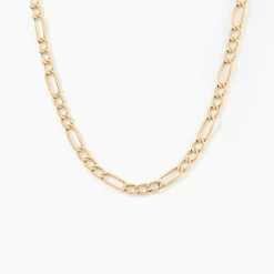 Collier Or Jaune Cameo Maille Alternée 1/3