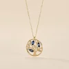 Collier Or Jaune Elsebein Saphirs