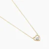 Collier Or Jaune Lenaick Oxyde De Zirconium