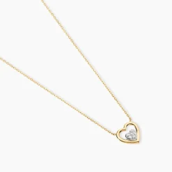 Collier Or Jaune Lenaick Oxyde De Zirconium