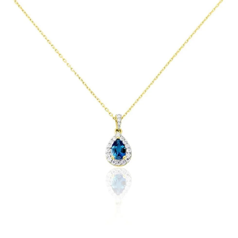 Collier Or Jaune Leroy Topaze