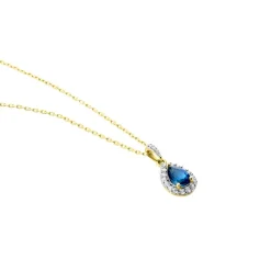 Collier Or Jaune Leroy Topaze