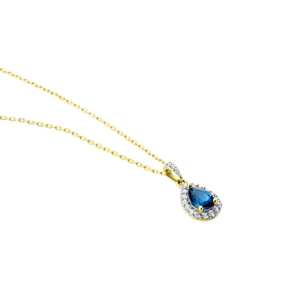 Collier Or Jaune Leroy Topaze