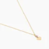 Collier Or Jaune Marie Lou Oxyde De Zirconium