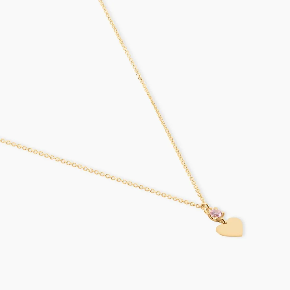 Collier Or Jaune Marie Lou Oxyde De Zirconium