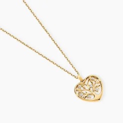 Collier Or Jaune Shantelle Oxyde De Zirconium