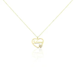 Collier Or Jaune Veridiane Oxyde