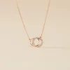 Collier Or Rose Tresha Diamants