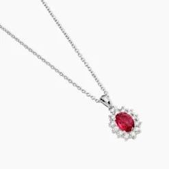 Collier Perez 2 Argent Blanc Oxyde De Zirconium