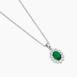 Collier Perez 2 Argent Blanc Oxyde De Zirconium
