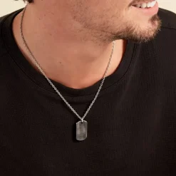 Collier Phebus Him Acier Blanc