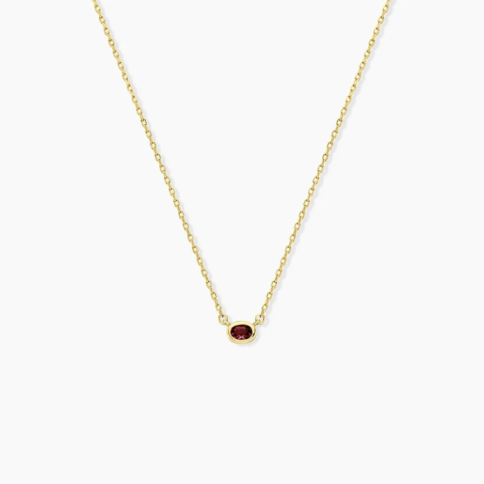 Collier Poem Argent Jaune Tourmaline