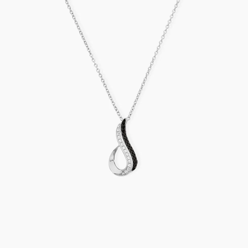 Collier Priscillia Argent Blanc Oxyde De Zirconium