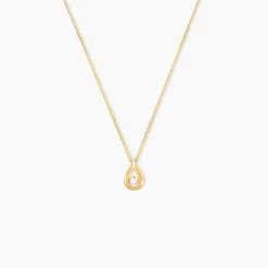 Collier Purete Or Jaune Diamant