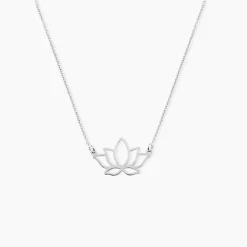 Collier Raia Argent Blanc