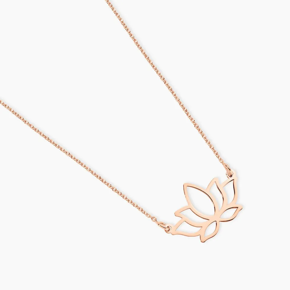 Collier Raia Argent Rose