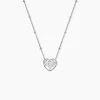 Collier Raimond Argent Blanc Oxyde De Zirconium