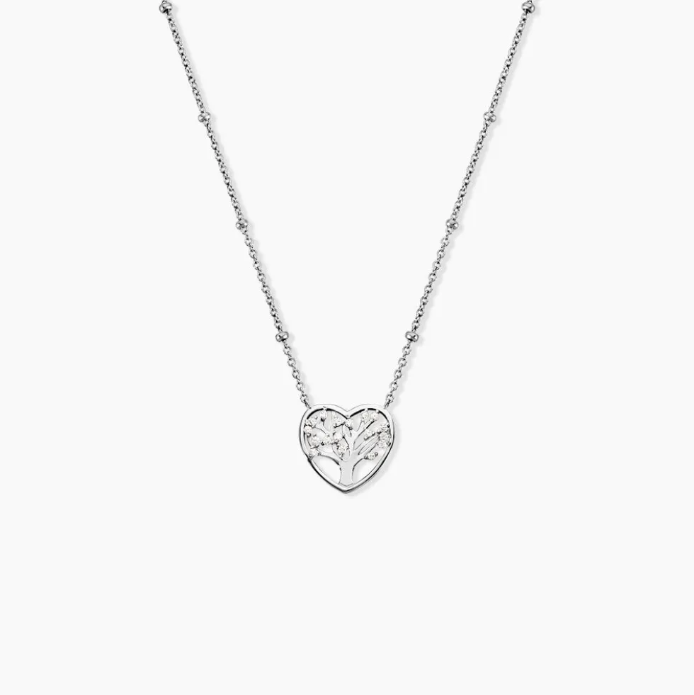 Collier Raimond Argent Blanc Oxyde De Zirconium